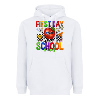 White first day of school vibes Heavyweight Hoodie - texasbilliewilder