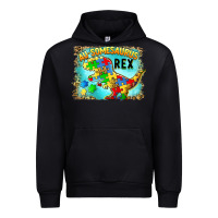Black au somesaurus rex Urban Hoodie - BarkalooDesign