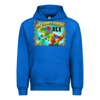 Cobalt au somesaurus rex Urban Hoodie - BarkalooDesign
