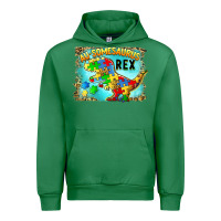 Emerald au somesaurus rex Urban Hoodie - BarkalooDesign