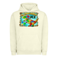 Pigment Pistachio au somesaurus rex Urban Hoodie - BarkalooDesign