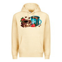 Pina Colada donut coffee strawberry Premium Hoodie - AdoDesignShop