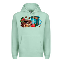 Seafoam donut coffee strawberry Premium Hoodie - AdoDesignShop