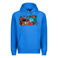 True Royal donut coffee strawberry Premium Hoodie - AdoDesignShop