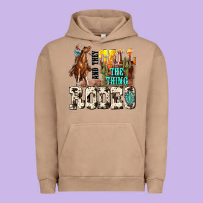 And They Call The Thing Rodeo Urban Hoodie Designed By Nancycooperartshop