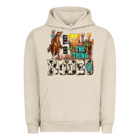 Pigment French Oak and they call the thing rodeo Urban Hoodie - NancyCooperArtShop