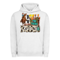 Pigment Lunar Rock and they call the thing rodeo Urban Hoodie - NancyCooperArtShop