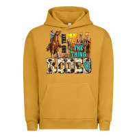 Pigment Peanut Butter and they call the thing rodeo Urban Hoodie - NancyCooperArtShop