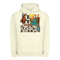Pigment Pistachio and they call the thing rodeo Urban Hoodie - NancyCooperArtShop