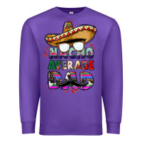 Purple nacho average dad Premium Sweatshirt - CTS Tumbler Store