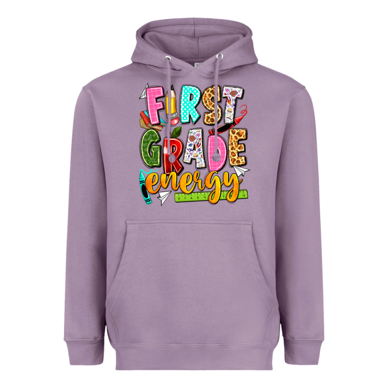 First Grade Energy Heavyweight Hoodie by texasbilliewilder | Teevron
