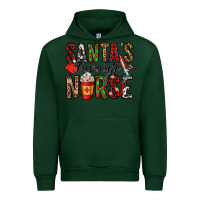 Forest Green santa's favorite nurse Urban Hoodie - Jasminsmagicworld