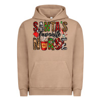 Pigment Burro santa's favorite nurse Urban Hoodie - Jasminsmagicworld