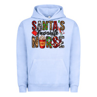Pigment Grape Ice santa's favorite nurse Urban Hoodie - Jasminsmagicworld