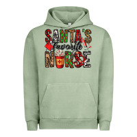 Pigment Oil Green santa's favorite nurse Urban Hoodie - Jasminsmagicworld