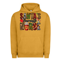 Pigment Peanut Butter santa's favorite nurse Urban Hoodie - Jasminsmagicworld