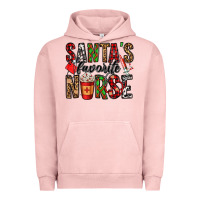 Pigment Salmon santa's favorite nurse Urban Hoodie - Jasminsmagicworld