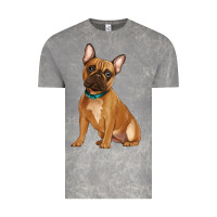 Cloud Rock french bulldog Vintage Tee - Artiststas