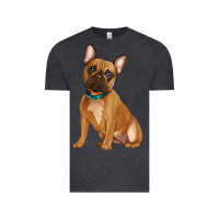 Vintage Black french bulldog Vintage Tee - Artiststas