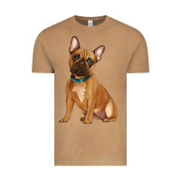 Vintage Camel french bulldog Vintage Tee - Artiststas