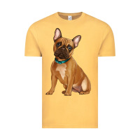 Vintage Mustard french bulldog Vintage Tee - Artiststas