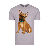 Vintage Zinc french bulldog Vintage Tee - Artiststas