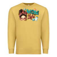 Antique Gold mom life Premium Sweatshirt - Zillion Design Studio