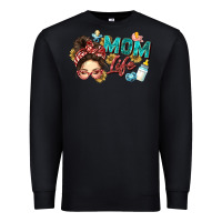 Black mom life Premium Sweatshirt - Zillion Design Studio