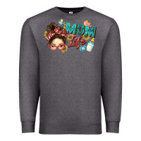 Charcoal Heather mom life Premium Sweatshirt - Zillion Design Studio