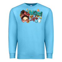 Ocean Blue mom life Premium Sweatshirt - Zillion Design Studio