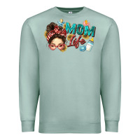 Seafoam mom life Premium Sweatshirt - Zillion Design Studio