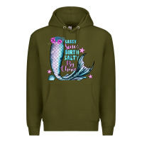 Army Green sassy since birth salty by choice Premium Hoodie - JahusDesignShop