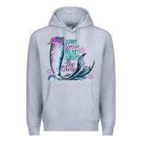 Heather Grey sassy since birth salty by choice Premium Hoodie - JahusDesignShop