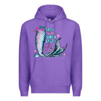 Purple sassy since birth salty by choice Premium Hoodie - JahusDesignShop
