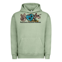 Peace Love Triceratops Horridus Urban Hoodie | Teevron
