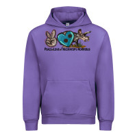 Tulip peace love triceratops horridus Urban Hoodie - LillyAllenDesigns