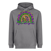 Storm mardi gras rainbow and fleur de lis Heavyweight Hoodie - RanaPortraitStore