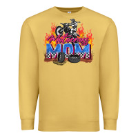 Antique Gold motocross mom Premium Sweatshirt - Zillion Design Studio