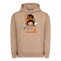 Pigment Burro art teacher messy bun Urban Hoodie - NancyCooperArtShop