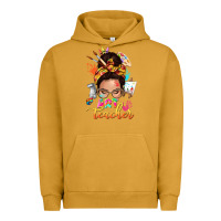 Pigment Peanut Butter art teacher messy bun Urban Hoodie - NancyCooperArtShop