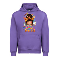 Tulip art teacher messy bun Urban Hoodie - NancyCooperArtShop