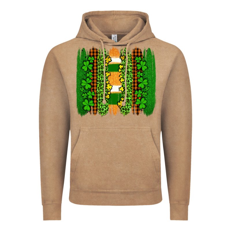 St Patricks  Brushstrokes Vintage Hoodie by AdoDesignShop | Teevron
