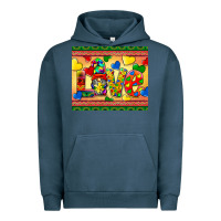 Pigment Midnight Navy love autism awareness Urban Hoodie - BarkalooDesign