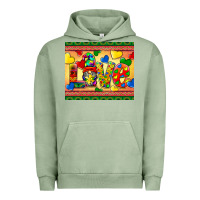 Pigment Oil Green love autism awareness Urban Hoodie - BarkalooDesign