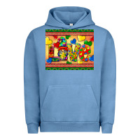 Pigment Pebble Blue love autism awareness Urban Hoodie - BarkalooDesign