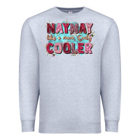 Heather Grey naynay like a mom Premium Sweatshirt - Zillion Design Studio