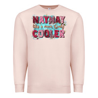 Pale Pink naynay like a mom Premium Sweatshirt - Zillion Design Studio