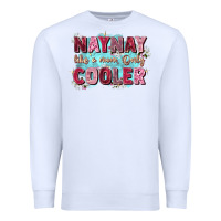 White naynay like a mom Premium Sweatshirt - Zillion Design Studio