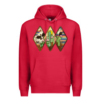 Cardinal cactus serape cowhide Premium Hoodie - JahusDesignShop