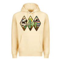 Pina Colada cactus serape cowhide Premium Hoodie - JahusDesignShop